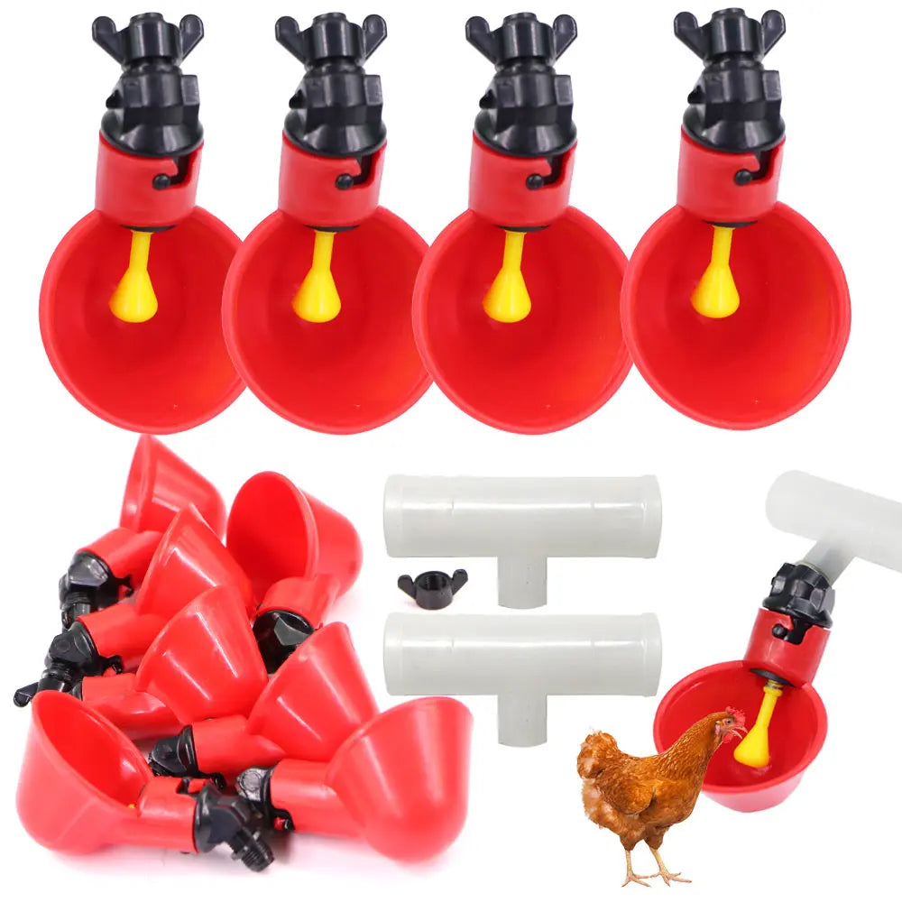 Farm Automatic Quail Drinker Plastic Chicken - MyPetDollar.com