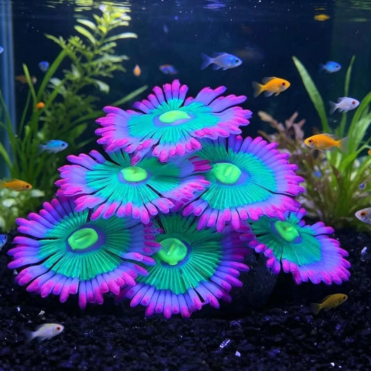 Silicone Glowing Soft Aquarium Fish Tank Decorations (4 colors)