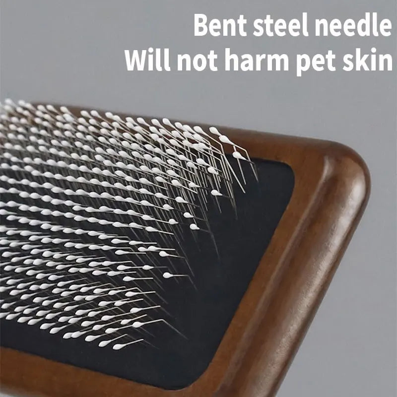Dog Comb Wooden Dogs Brush Pet Hair Remover - MyPetDollar.com