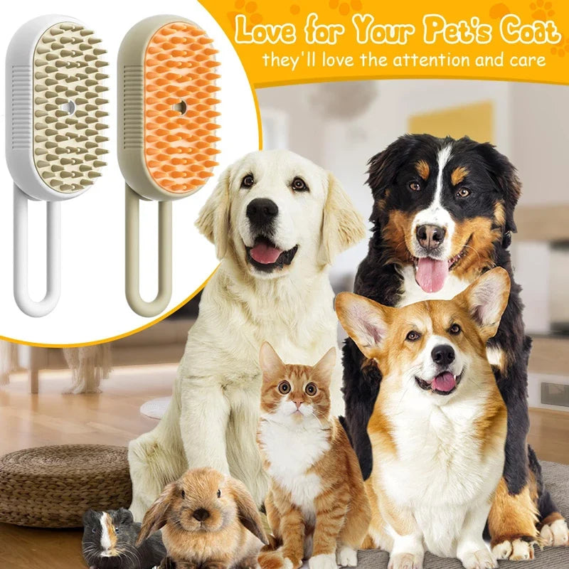 Cat Steam Brush Comb Hair Dryers Pet Brush - MyPetDollar.com