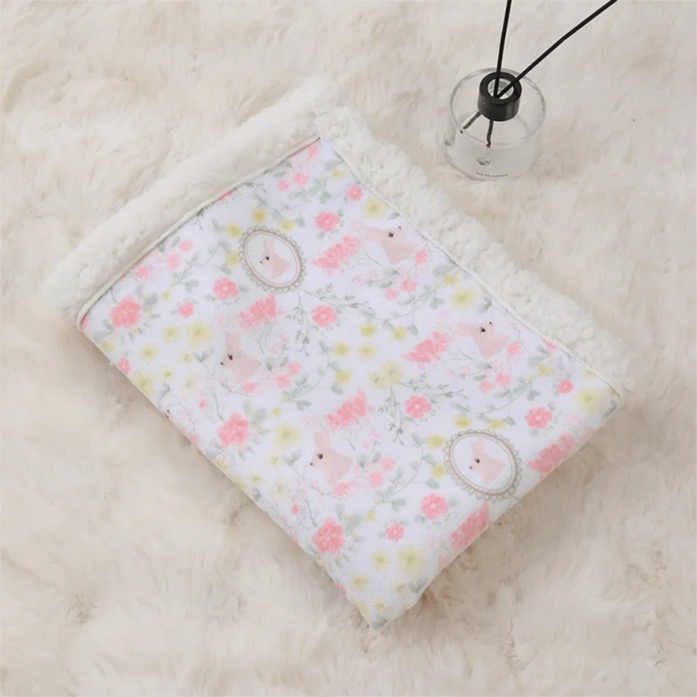 Dog Bed Pad Thickened Pet Blankets Warm - MyPetDollar.com