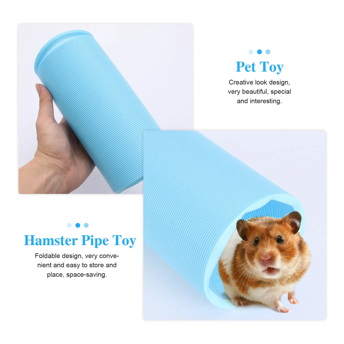 1Pcs Big Diameter 10Cm Folding Hamster - MyPetDollar.com