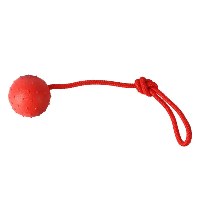 Ball On Rope Dog Toy Bite Resistant Pet Ball - MyPetDollar.com
