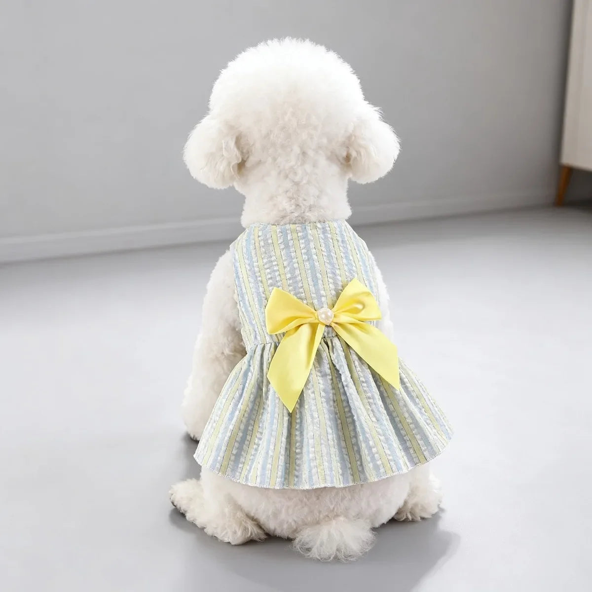 Kawaii Vertical Striped Summer Pet Clothes - MyPetDollar.com