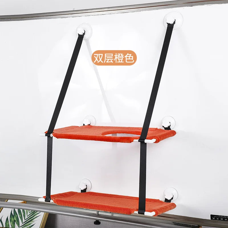 Premium Cat Hammock Wall Mounted Suction Cup - MyPetDollar.com