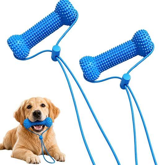 Dog Chew Toys Rubber Bone Teeth Cleaning - MyPetDollar.com
