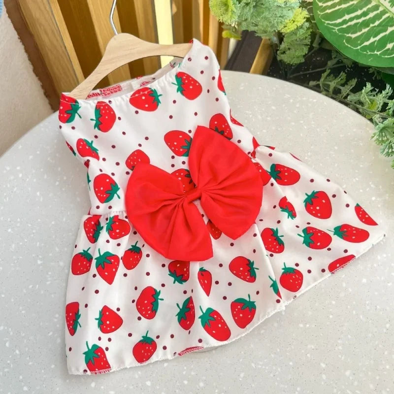 4pcs Dog Princess Dress Summer Kitten Pet - MyPetDollar.com