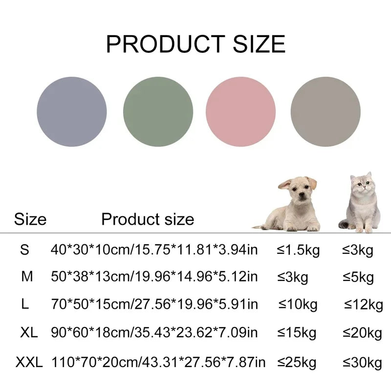 Large Dog Sofa Bed, Warm Plush Pet Sleeping - MyPetDollar.com