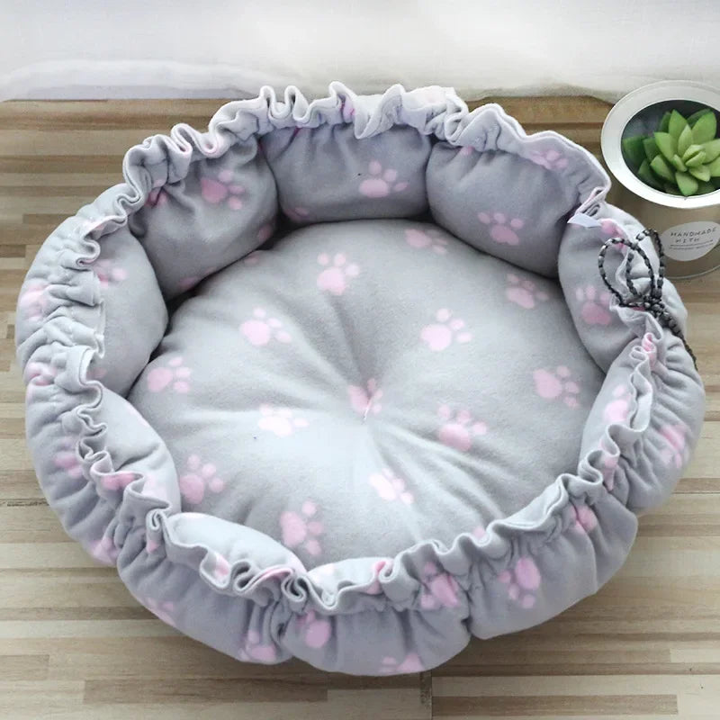 Soft Cat Bed Fluffy Adjustable Cat Cushion - MyPetDollar.com
