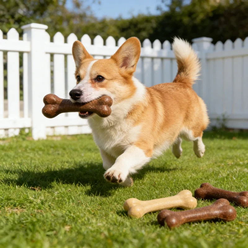 Dog Bone Chews Toys Nearly Indestructible - MyPetDollar.com