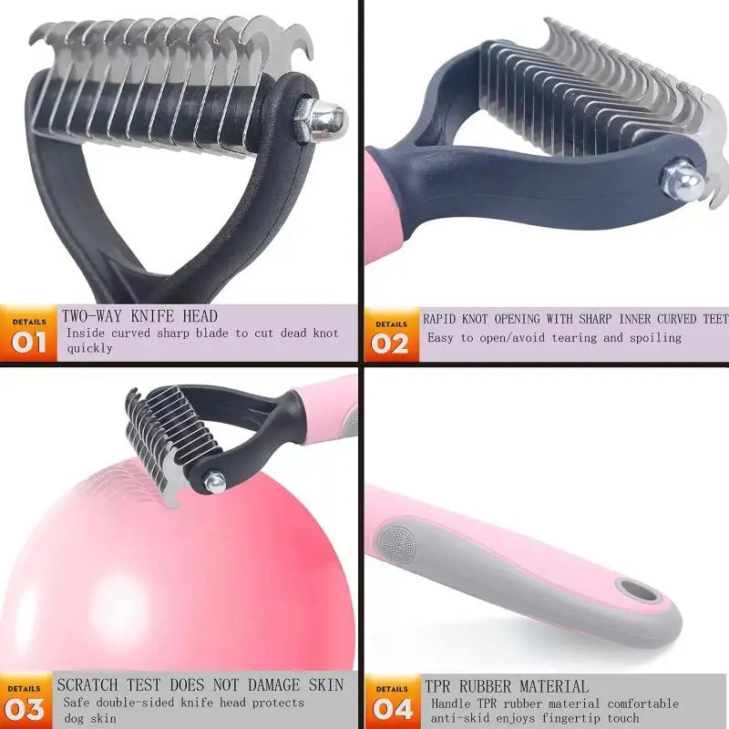 Pets Fur Knot Cutter Dog Grooming Shedding - MyPetDollar.com