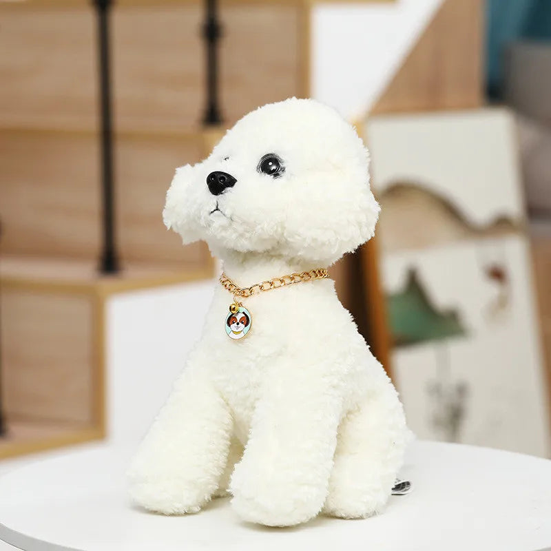 Cute Dog Pattern Pendant Pet Collar with - MyPetDollar.com
