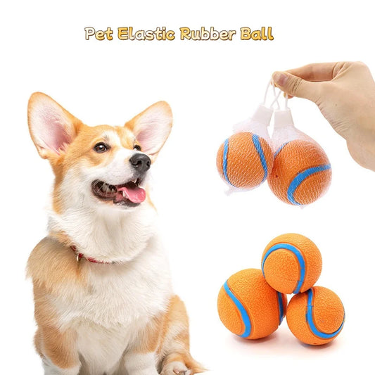 Tough Dog Toy Ball Chew Proof Elastic - MyPetDollar.com