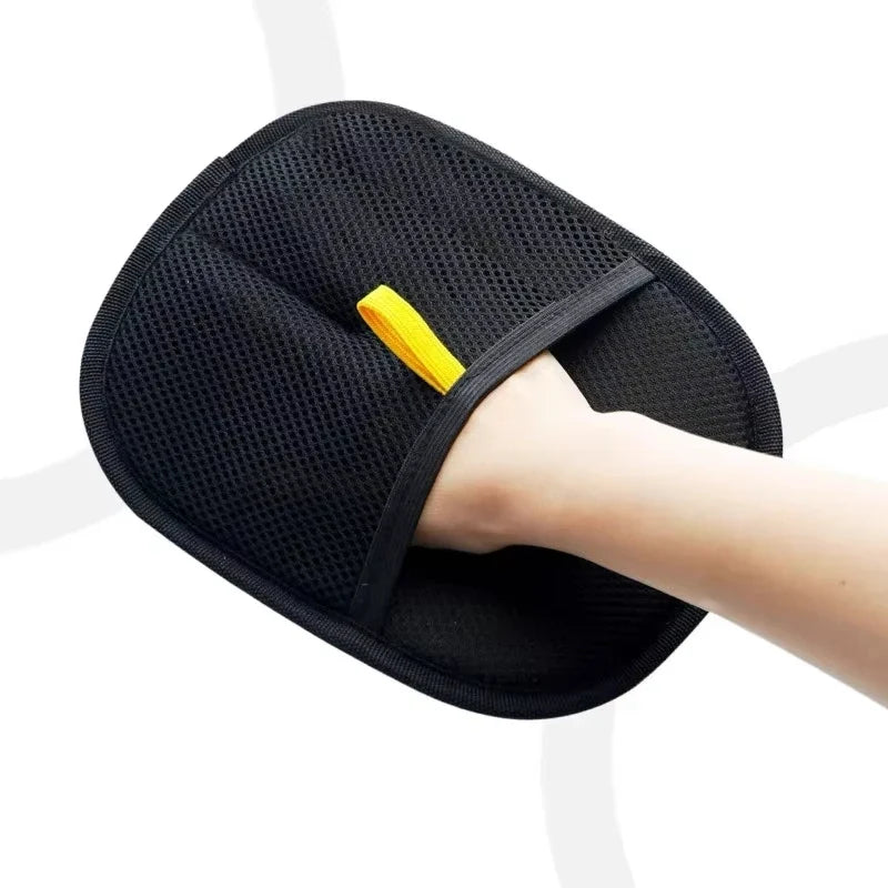 Pet Hair Remover Glove Brush Portable Washable Apparel
