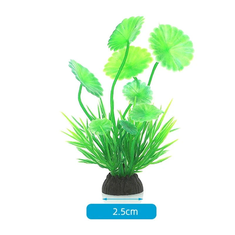Simulation Artificial Plants Aquarium Decor Plastic Underwater – 22 Colors