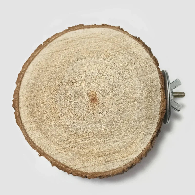 Parrot Hamster Round Stand Board Pet Bird - MyPetDollar.com