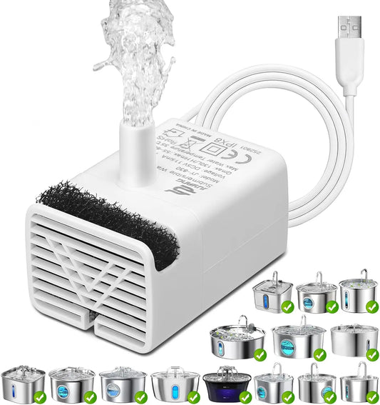 JY-830Ultra Quiet Cat Water Fountain Pump - MyPetDollar.com