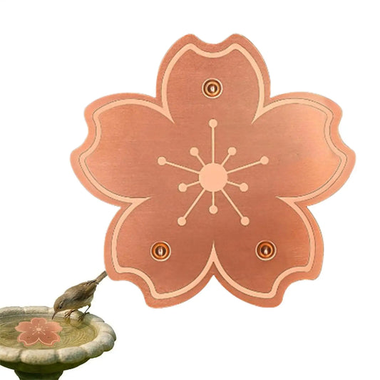 Copper Bird Bath Cleaning Disk Stable Feeder - MyPetDollar.com