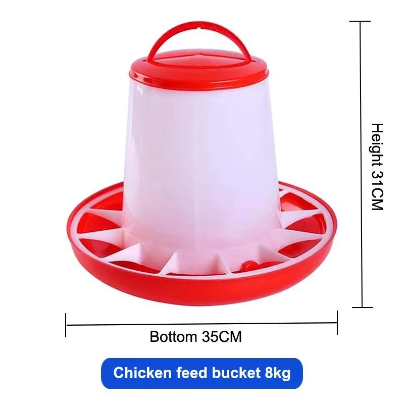 Max-114 1-10kg Automatic Chicken Food Feeder – Livestock Feeders & Waterers