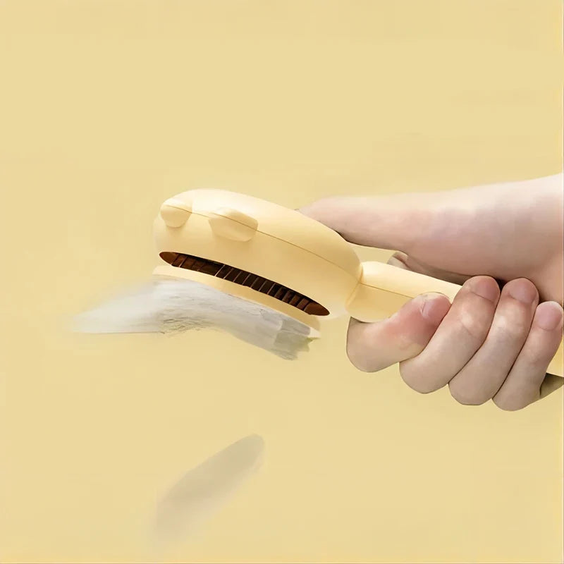 Pet Comb One-Key Hair Removal Cleaning Brush - MyPetDollar.com