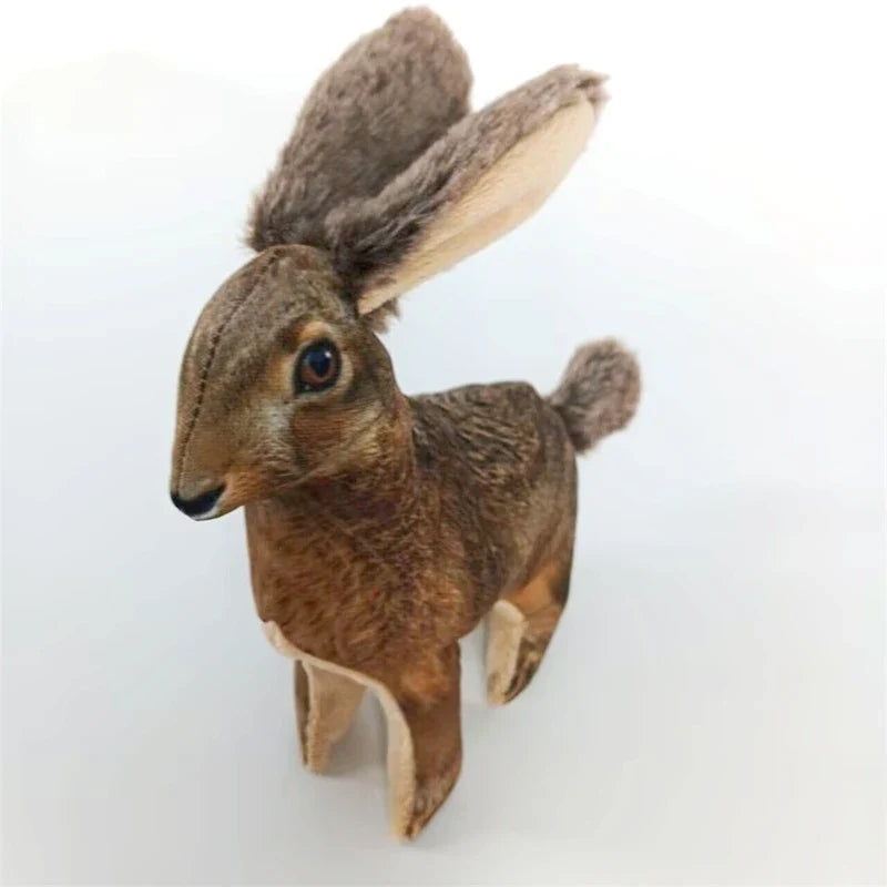 Soft Simulated Rabbit Squirrel Plush Interactive Dog Squeaky Toys