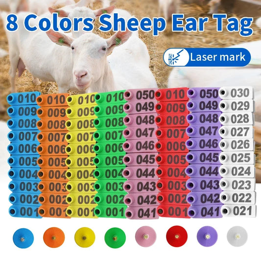 001-100 Goat Sheep Rabbit Ear Tags With The - MyPetDollar.com