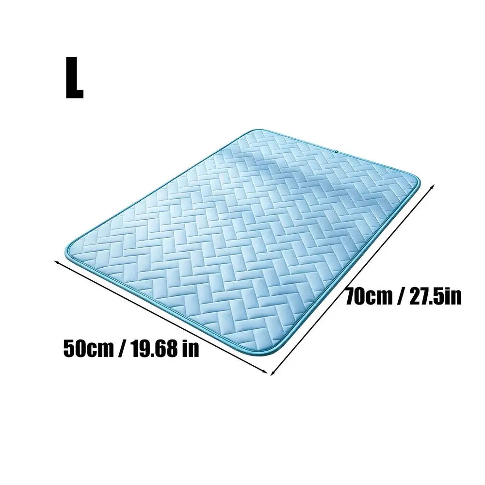 Cooling Pet Crate Cold Pad Puppy Heat Absorption Mat