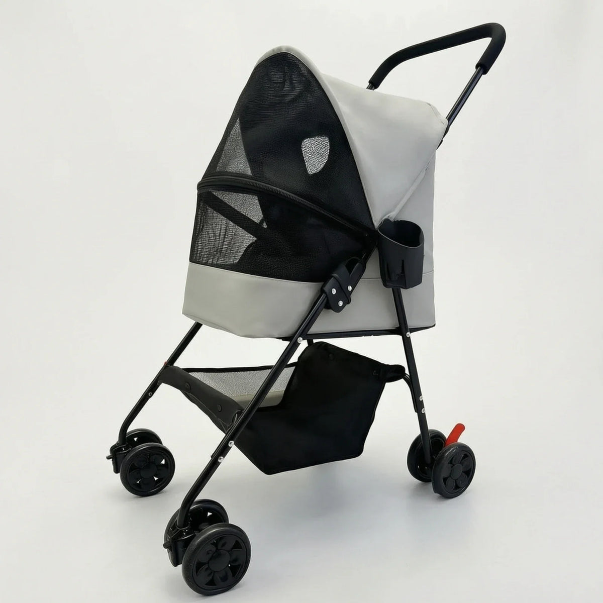 Pet Stroller with Cup Holder Breathable Pet - MyPetDollar.com
