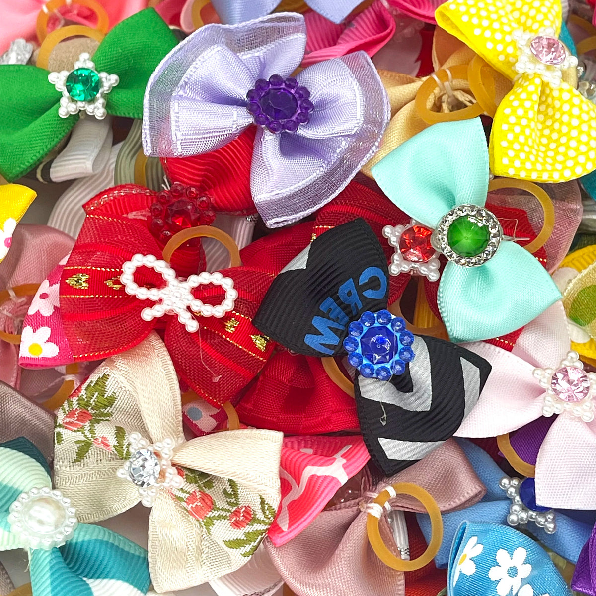 50/100pcs Cute Dog Hair Bows Dog Topknot - MyPetDollar.com