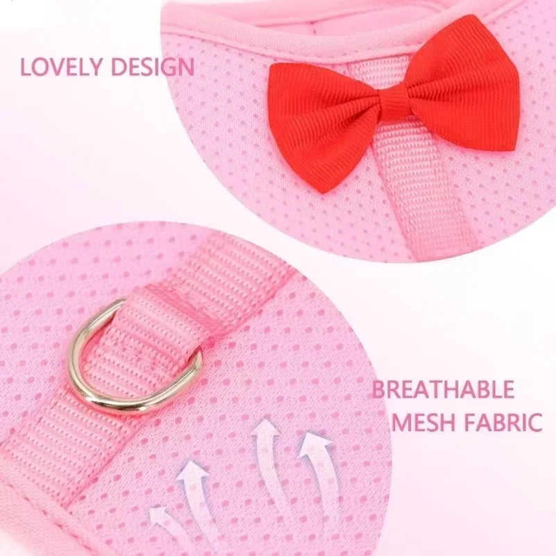 Adjustable Bunny Harness And Leash Set Soft - MyPetDollar.com