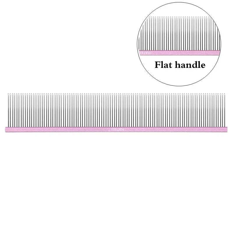0.1cm Dense Toothed Pet Comb Light Aluminum - MyPetDollar.com