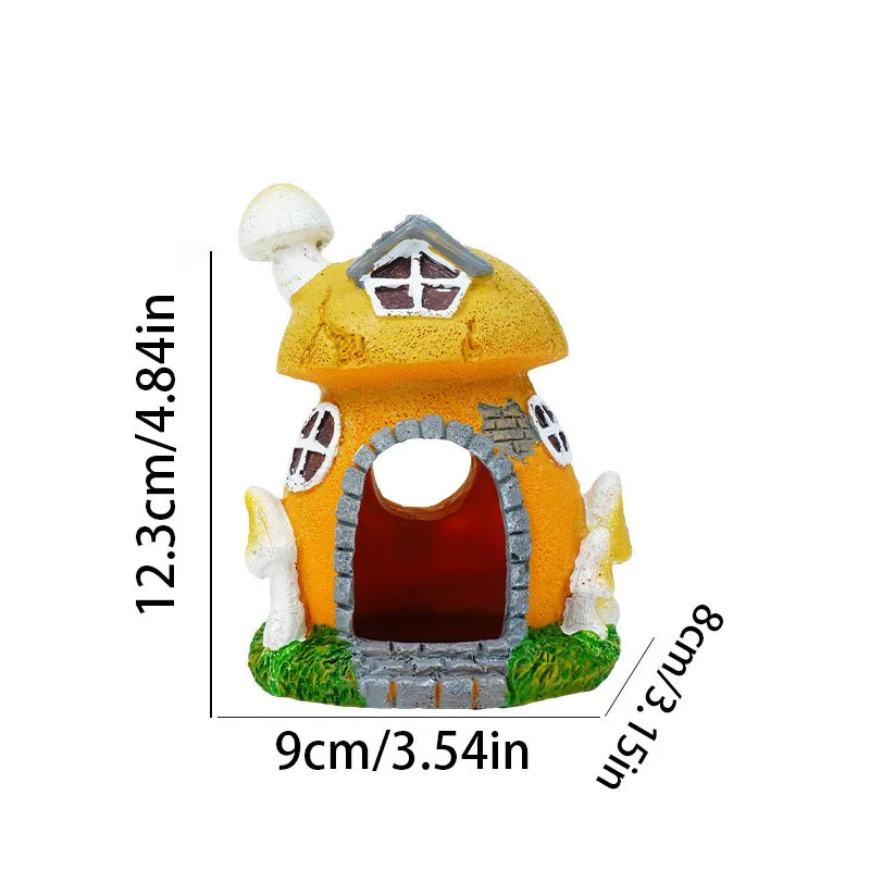 Mini Mushroom Conch Shell Hideout for Hermit Crab Aquarium – Reptile Supplies