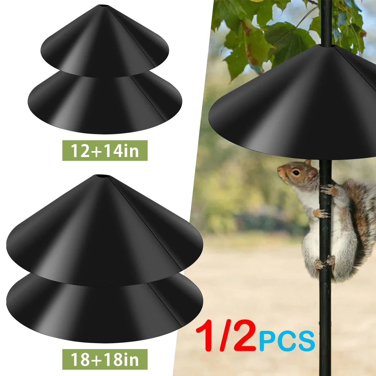 12/18inch Squirrel Baffle Wrap Around - MyPetDollar.com
