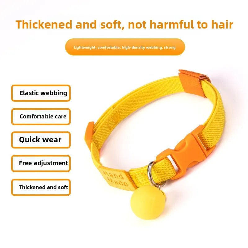7 Colors High Elasticity Cats Bells Collars - MyPetDollar.com