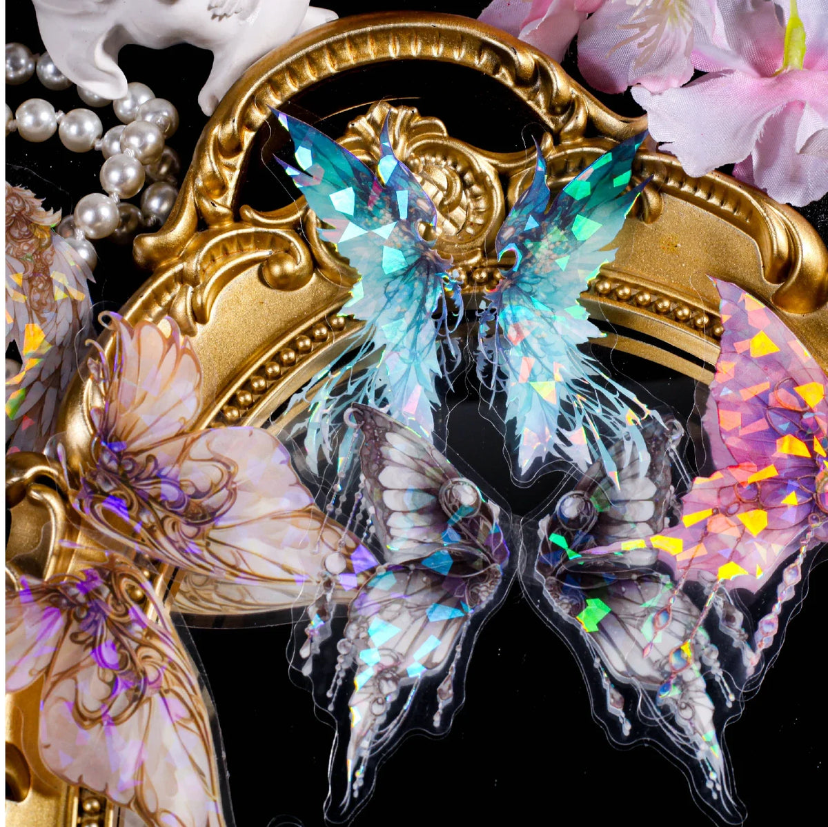 20 pcs Angel Wings PET Stickers pack Junk - MyPetDollar.com