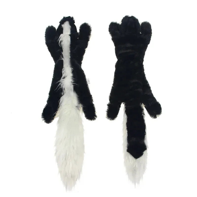 Plush Dog Toys Squirrel Raccoon Fox 18 Inch Stuffing Free