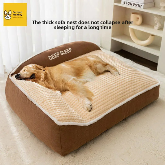 Kennel Winter Warm Dog Bed Large Super Thick - MyPetDollar.com