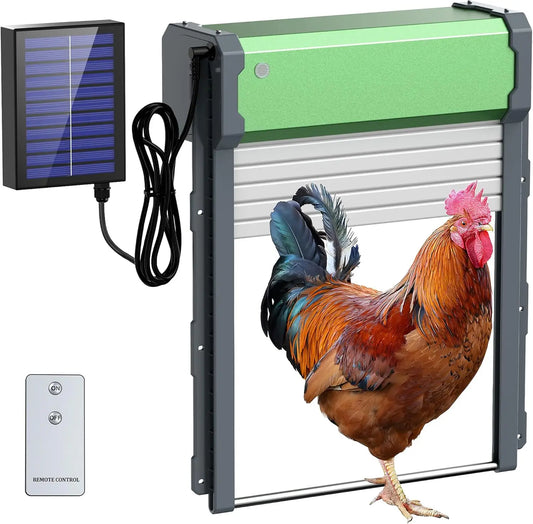 Automatic Chicken Coop Door Solar: Automatic - MyPetDollar.com