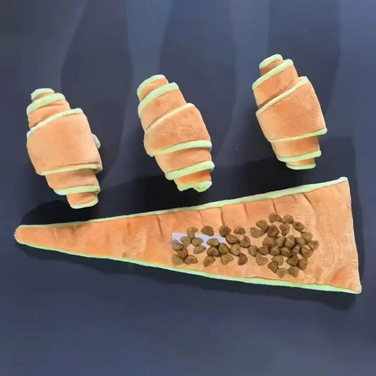 Soft Croissant Dog Toy Dog Training Bite - MyPetDollar.com