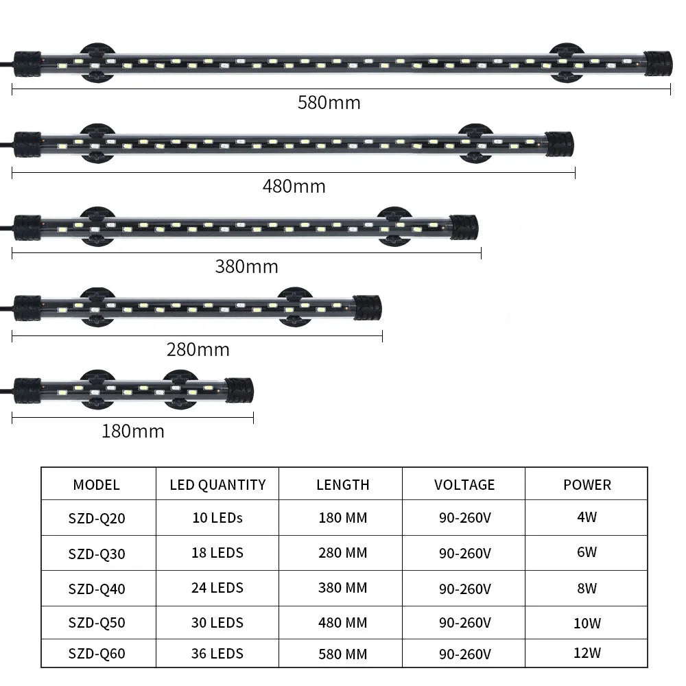 90-260V Aquarium Light LED Waterproof Fish - MyPetDollar.com