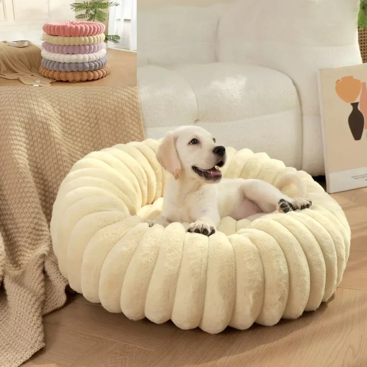 Round Bed for Dog Bed Mats Super Soft Cat - MyPetDollar.com