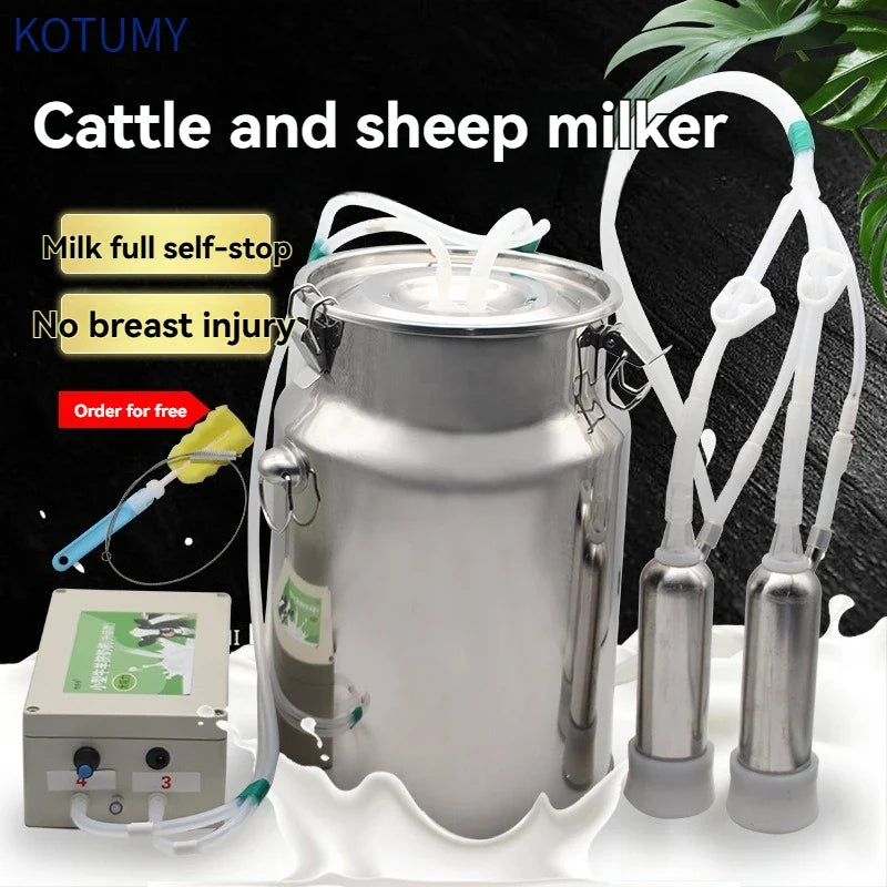 5L Pulsation Milking Ma For Cows/Sheep, With - MyPetDollar.com