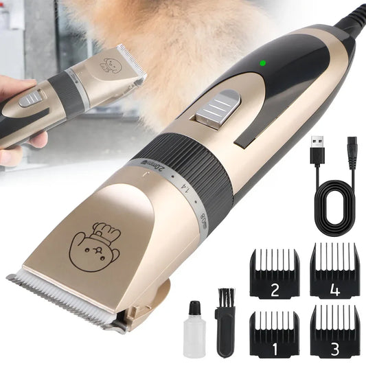 Pet Hair Clipper Haircut Trimmer Shaver Set - MyPetDollar.com