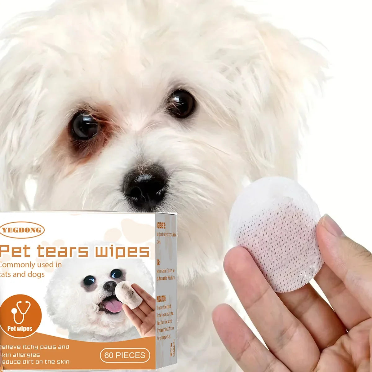 YEGBONG Pet Eye Wipe for Cats Dogs Remove - MyPetDollar.com