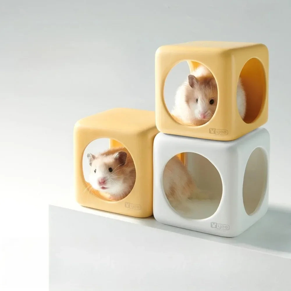 Ceramic Hamster Tunnel Nest Bite Resistant - MyPetDollar.com