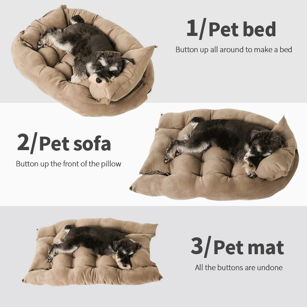 Soft Warm Dog Bed Sofa Winter Pet Sleeping - MyPetDollar.com