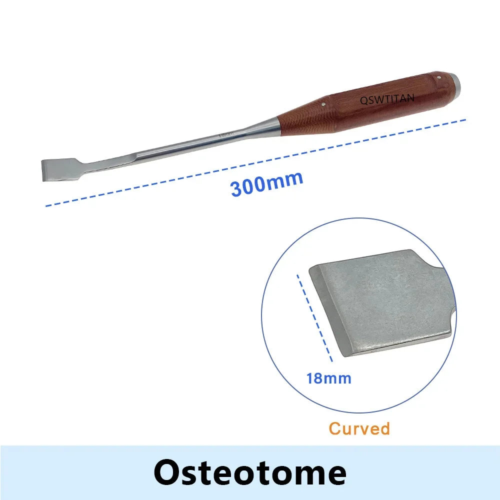 Bone Osteotomes 6mm-20mm Bone Knife curved - MyPetDollar.com