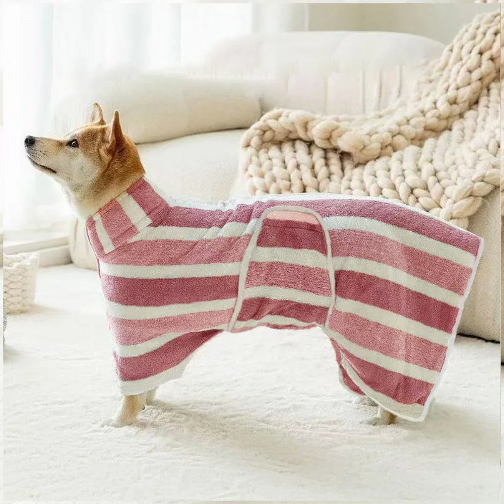 High Quality Water Absorption Dog Bathrobe - MyPetDollar.com