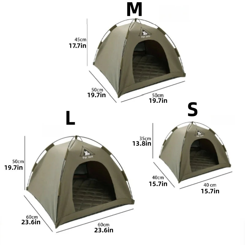 Dog/Cat Tent Bed,Pet Waterproof Teepee - MyPetDollar.com