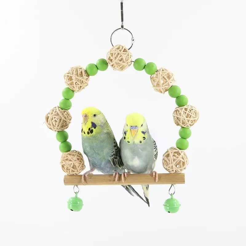 Bird Toy Swing Parrot Toy Swing Supplies - MyPetDollar.com